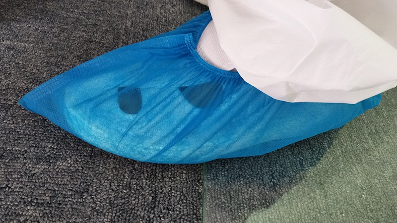 Personnal Protective Shoecovers Length Plus Size Disposable Non-Skid No-Woven Shoe Cover