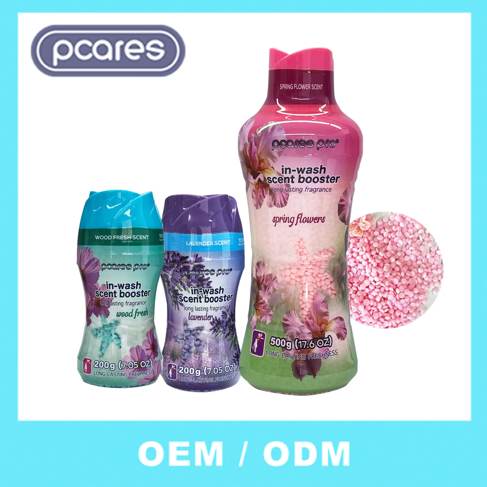 Private Label High Stability Peg Laundry Scent Booster Beads Laundry Fast Dissolving Fragrance Beads Laundry Scent Boosters