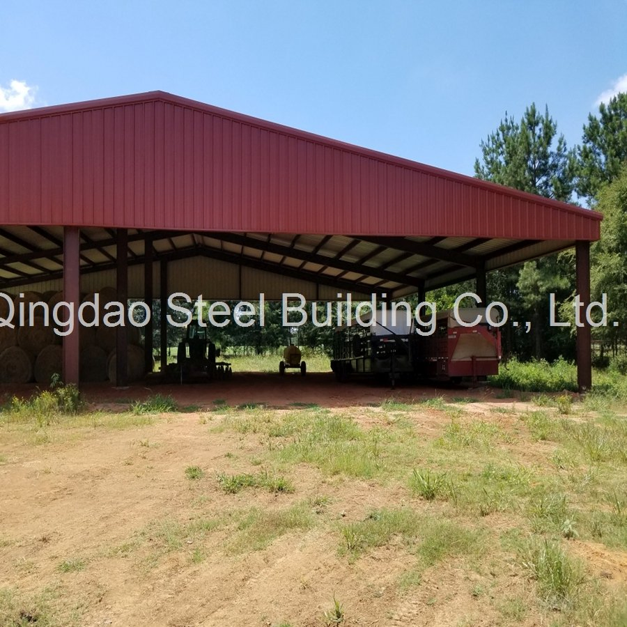 Factory Supply China Prefabricated Steel Structure Warehouse/Prefab Steel Farm Storage Shed Building