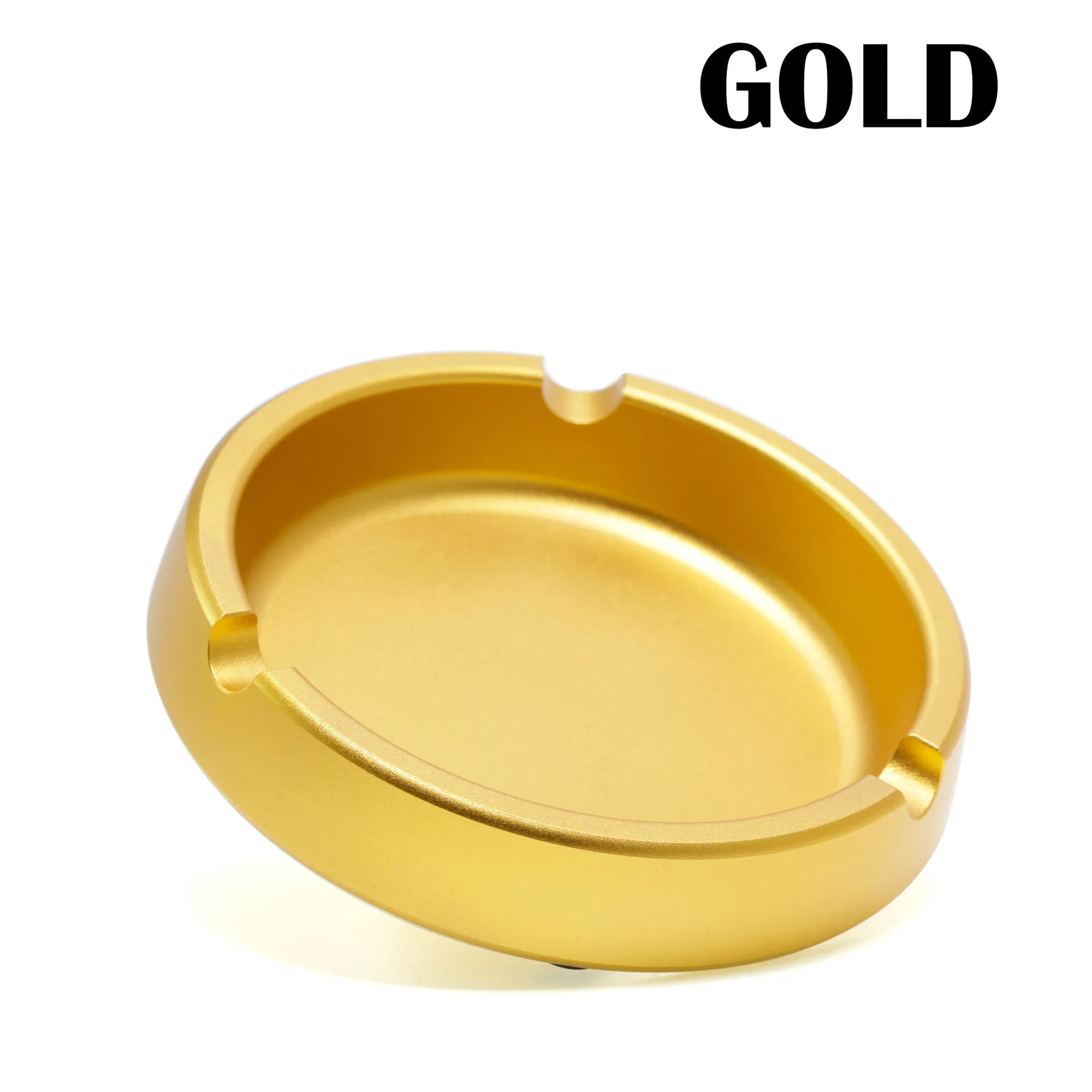 Custom Logo Aluminum Ashtray Round Cigarette Smoking Ashtray for Home Use