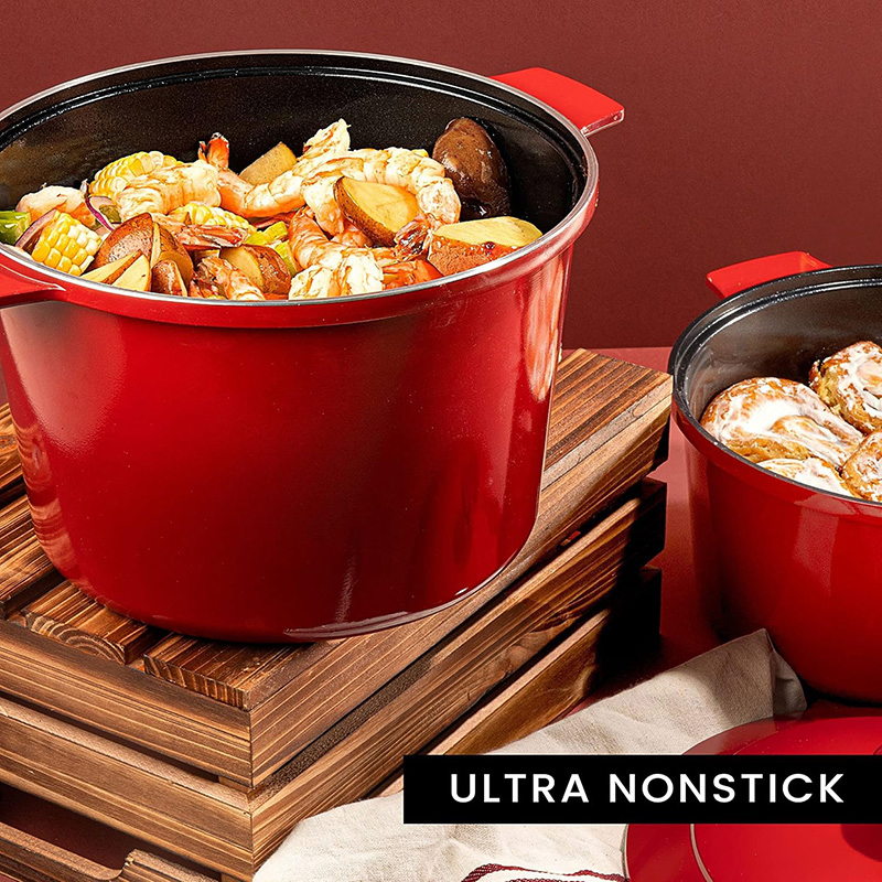 Granitestone Lightweight 6.5 Qt Enamel Pot with Lid