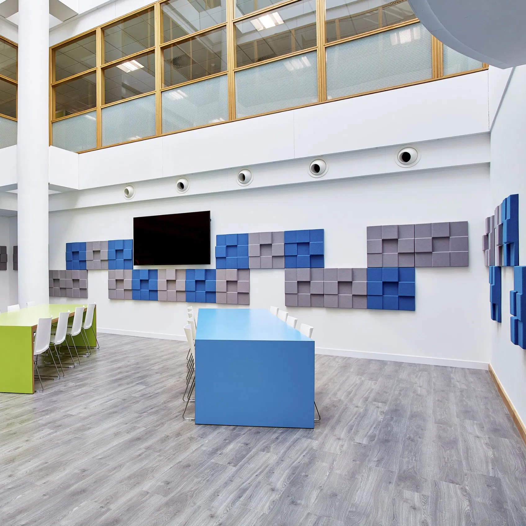 Eco-Friendly 3D Pet Fiber Acoustic Panels for Soundproofing