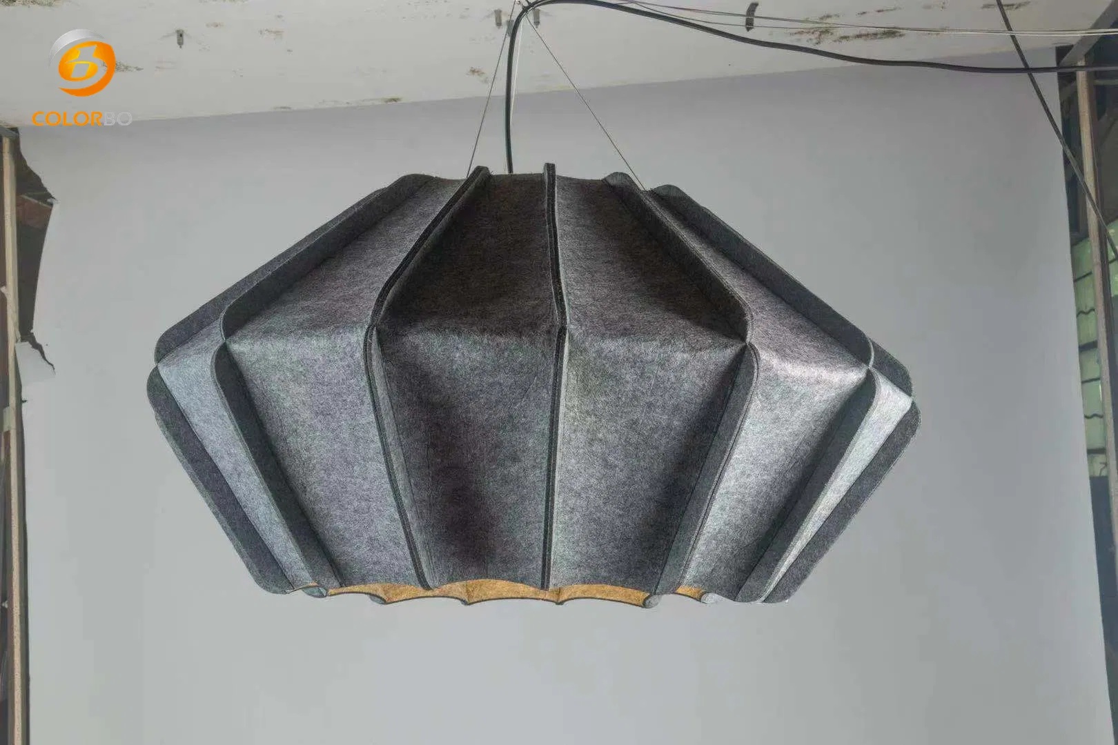 High Quality B1 800*300 mm Decorative Light Fashionable Felt Chandelier
