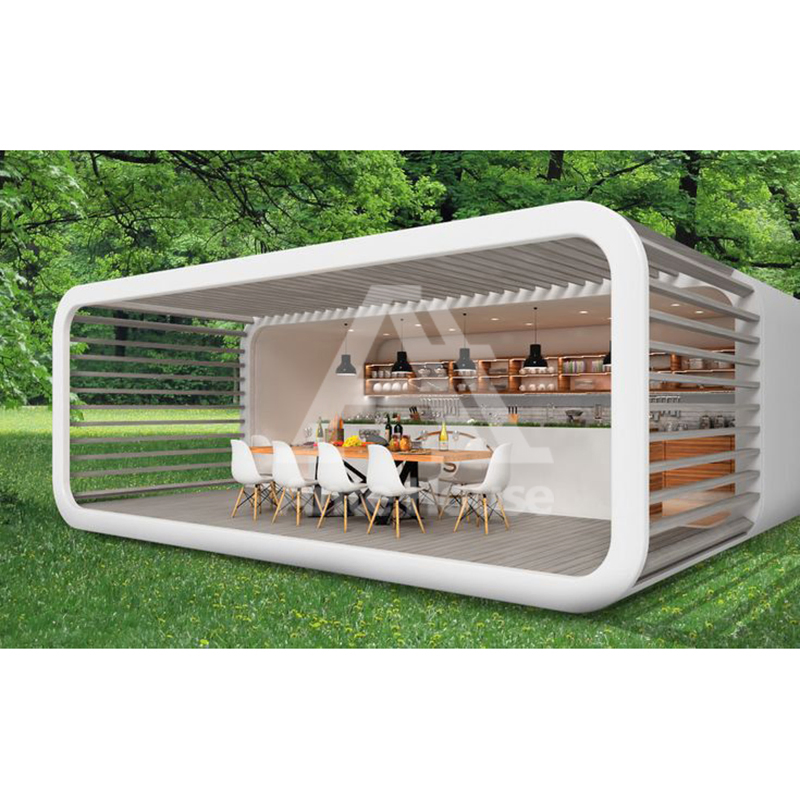 Modern One Bedroom Ante Casas Prefabricadas Capsule Apple Cabin Prefabricated Home Mobile House Hot