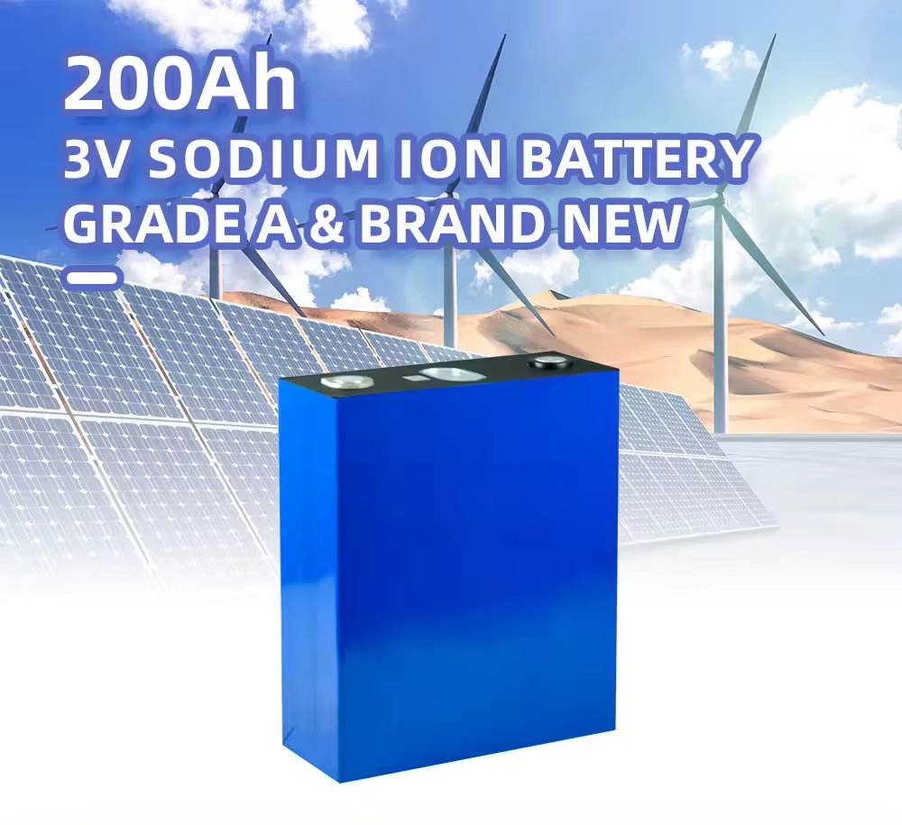 Factory Price Sodium Ion Solar Battery Cells 3.1V200ah Na Ion Battery with Long Life
