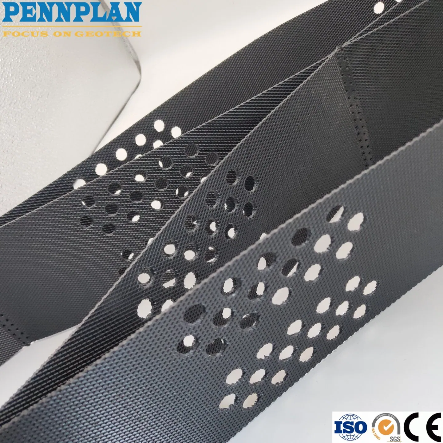 Textured with Honeycomb Cells Cellular Confinement System HDPE Geocell for Foundations