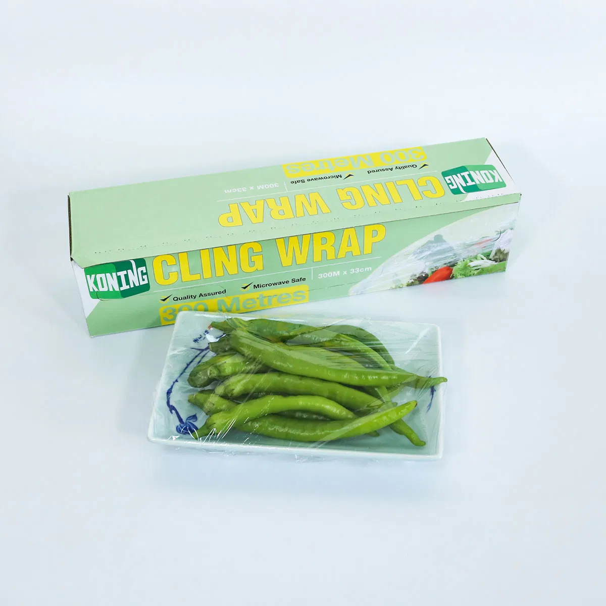 Wholesale OEM Food Packing Stretch PVC Food Cling Wrap Film Food Grade Jumbo Roll