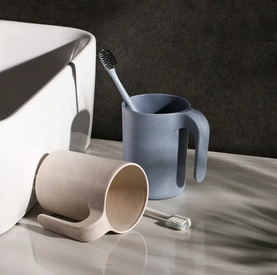 Promotional Arabic Bulk Wheat Straw Coffee & Tea Mug Set, Eco-Friendly Nordic Sublimation Design
