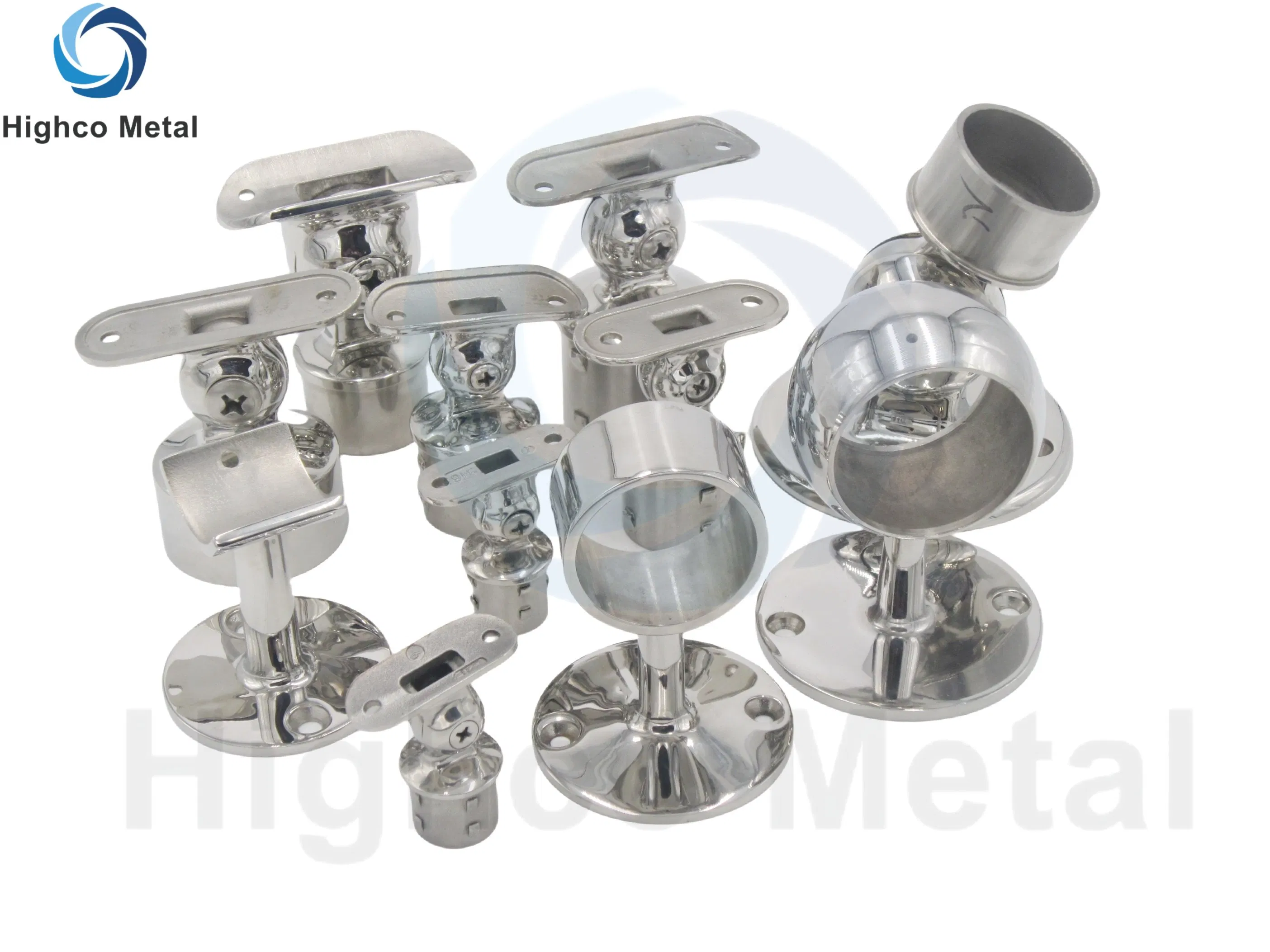 Stainless Steel Handrail Round Tube Joiner Elbow Railing Stair Balustrade Fittings