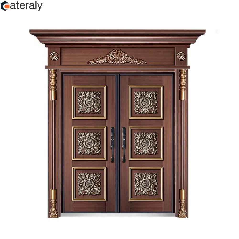 High-Security Villa Steel Door with Push and Pull Opening Method