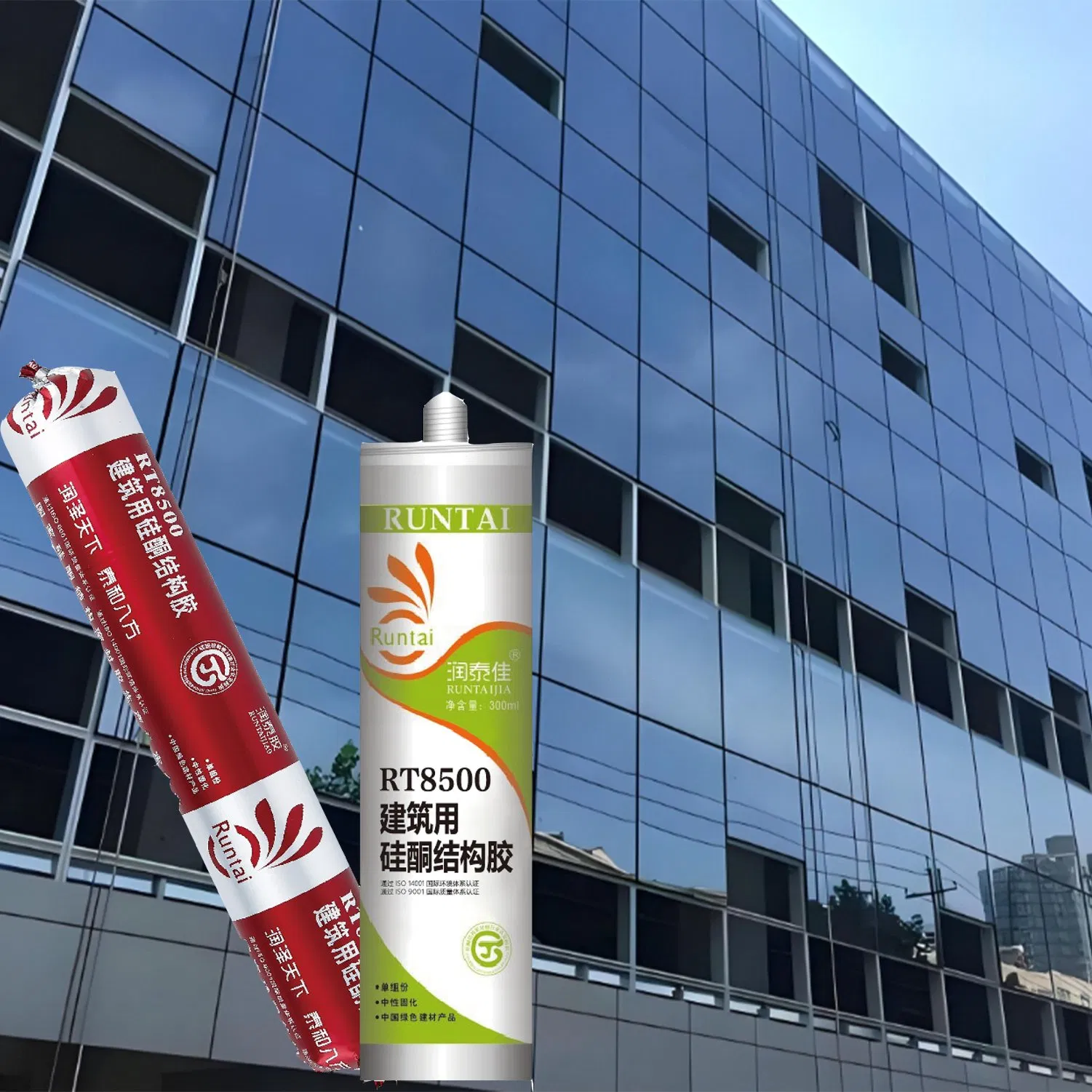 Runtai Manufacturer OEM Structural Glass Bonding Silicone Sealant for Curtain Wall