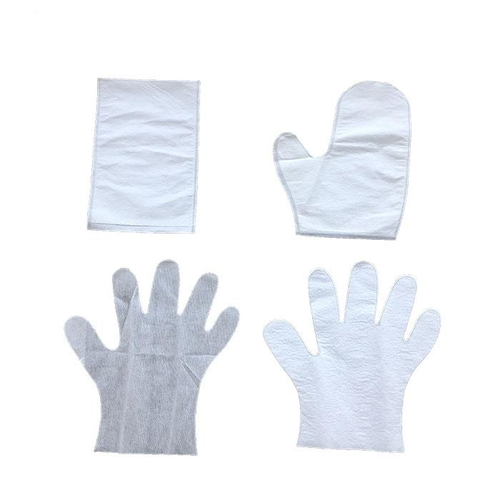 Biodegradable Spunlace Disposable Gloves Safety Working Cleaning Gloves Examination Gloves
