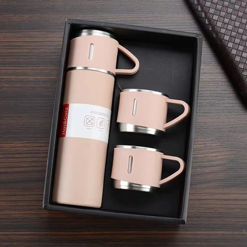 Hot Sale 16oz Insulated Stainless Steel Tumbler Water Bottle Gift Set