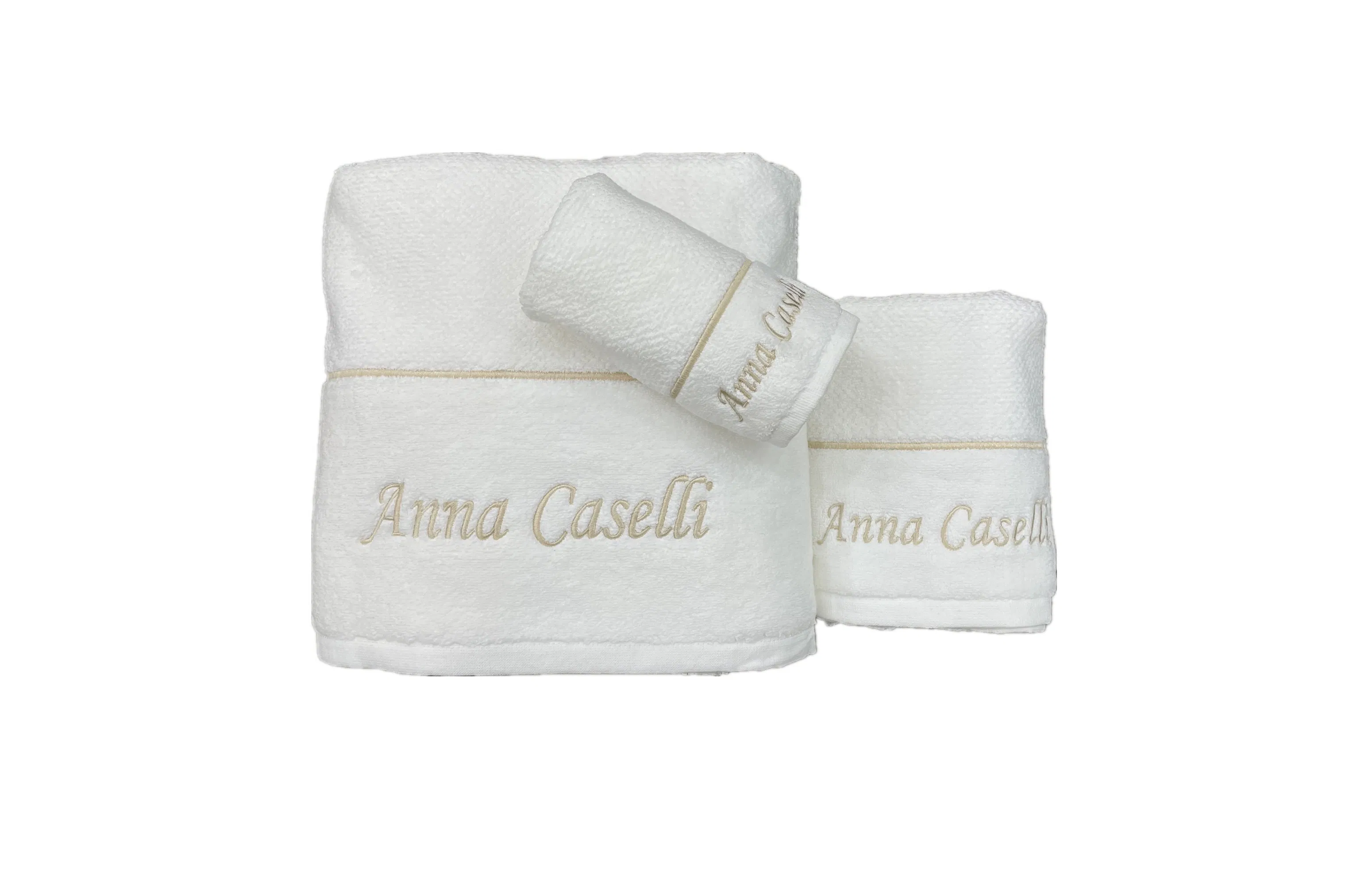 Wholesale Factory Price 100%Cotton Dobby White Bath Towels for Luxury Hotel Quick Dry