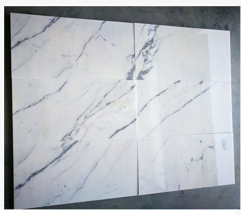 Белая мраморная плитка для пола и стен