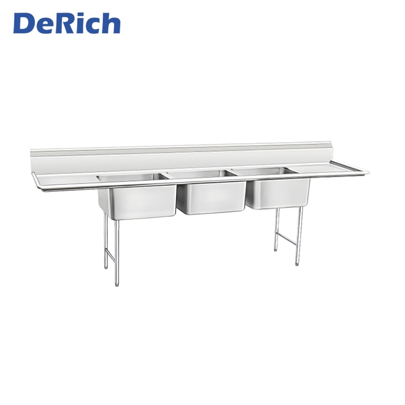Derich American Style Industrial Restaurant Kitchen Sink Customized Kitchen Single Sink