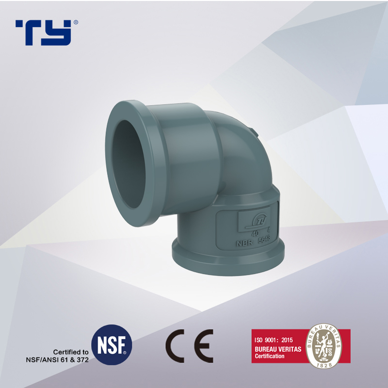 Back Nut of PVC Water Supply Pressure Pipe Fitting DIN Standard NBR5648