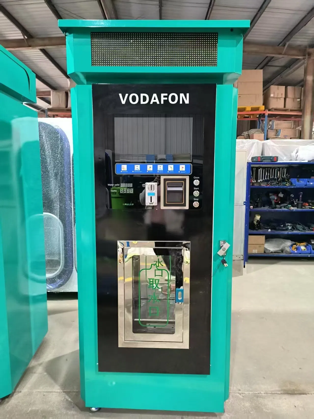 New Design Bill Accepter Coin and Credit Card Cold Water Purified Water Vending Machine for Drinking Water Commercial Water Dispenser