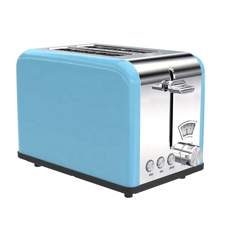Stainless Steel Electric Smart 2 Slice Hamburger Bun Sandwich Bread Toaster