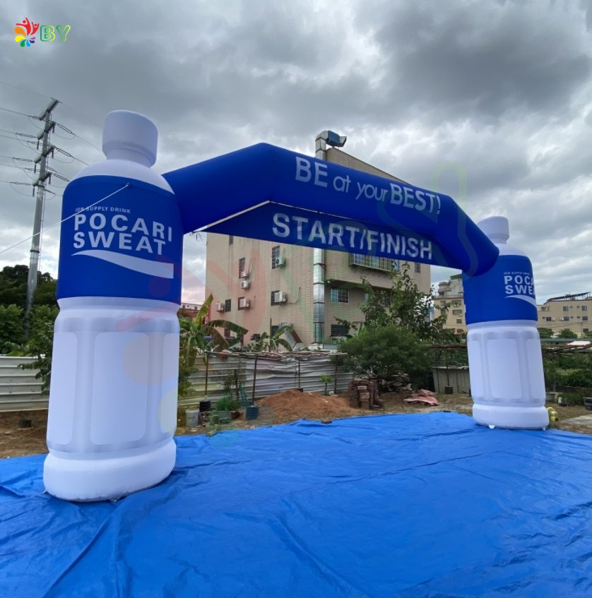 Big Outdoor Custom Design Giant Advertising Inflatable Large Entrance Arch for Running Events