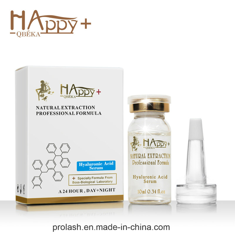 Manufacturer Supply Best Moisturizing Happy+ Hyaluronic Acid Facial Serum