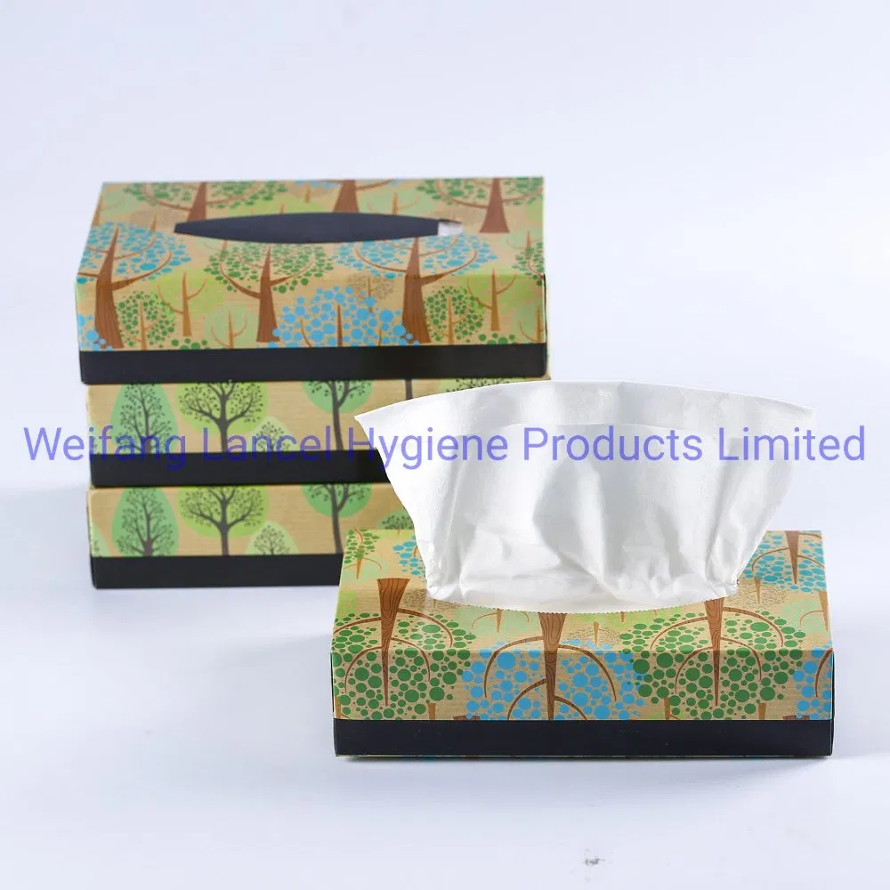 Customed Premium Wholesale Facial Tissue Box