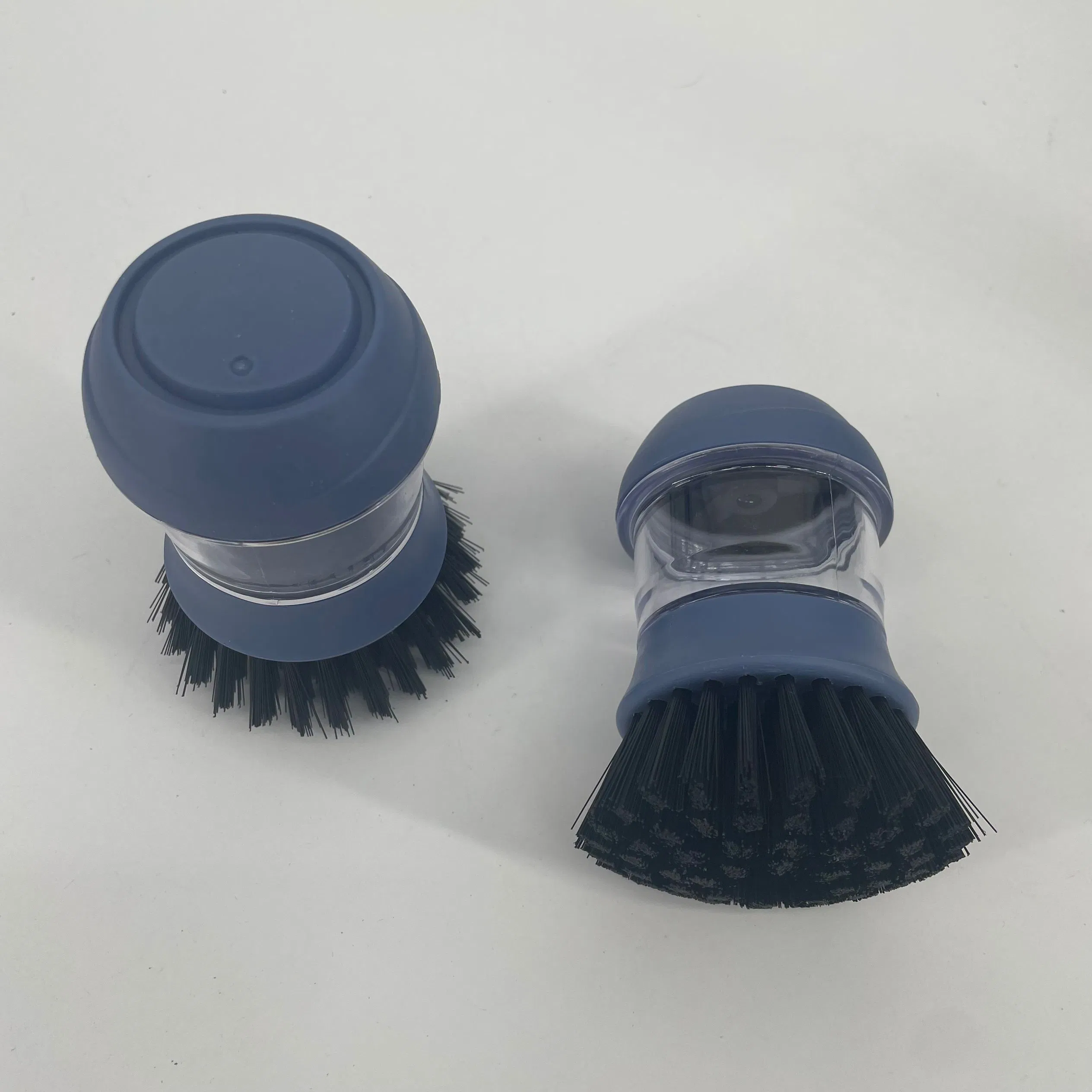 Kitchen Soap Dispenser Brush Baby-Friendly Palm Sponge Dish Washing Pot Cleaning Brush Liquid Dispenser for Kitchen