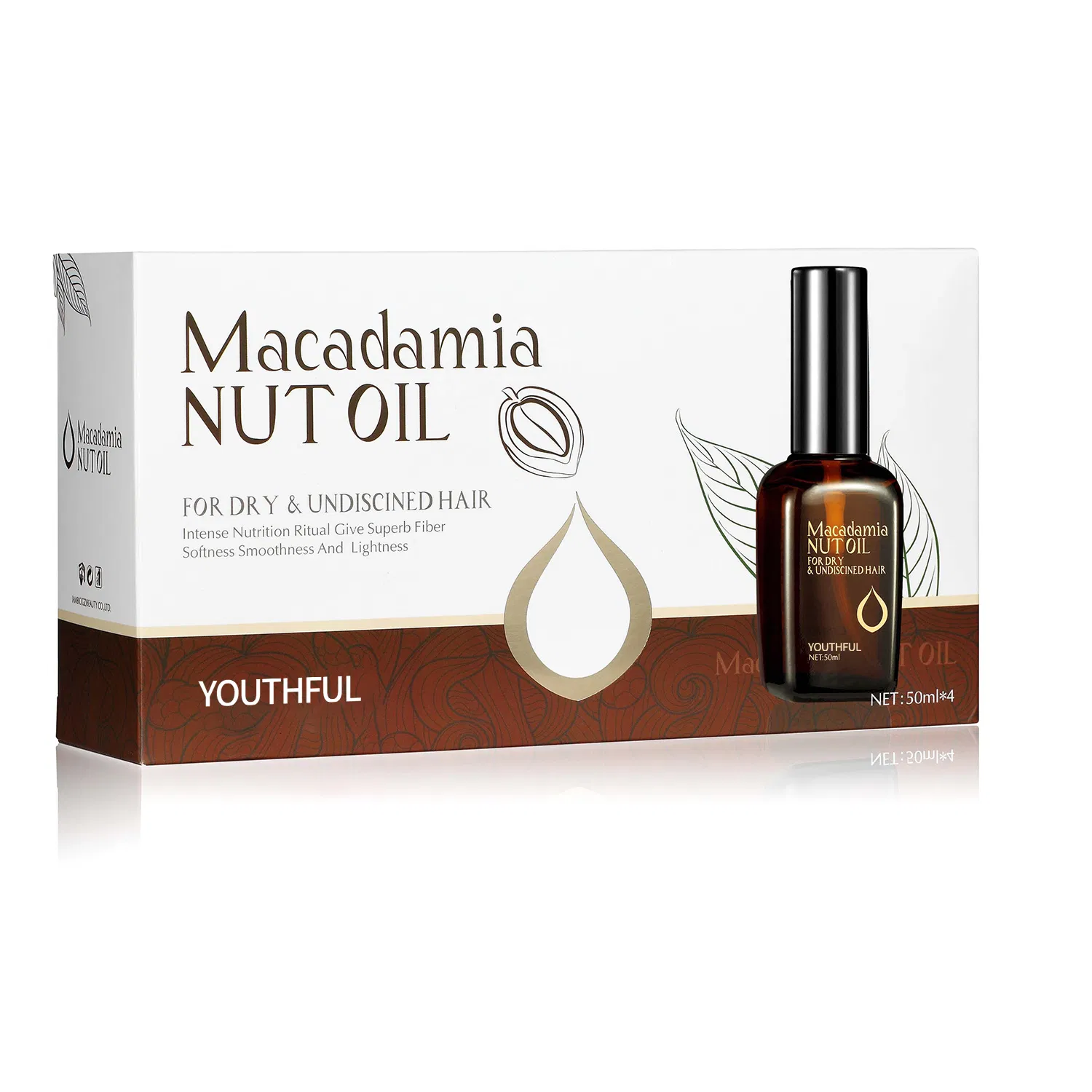 Cashcow Macadamia Nut with Super 40 Times Nourishment Factor Hair Repairing Oil
