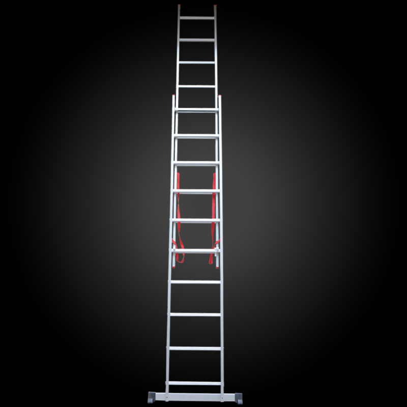 Extension Agility Folding Multi-Purpose 2 Section Aluminum Ladder