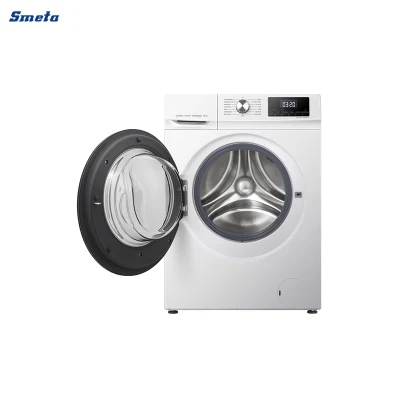 Inverter Motor Automatic Front Loading Washing Machine with LED Display