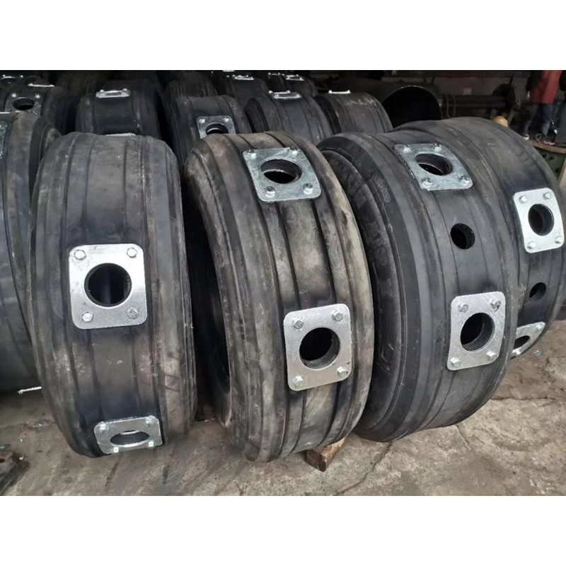 Ship Docking Fenders from Used Aircraft Tires