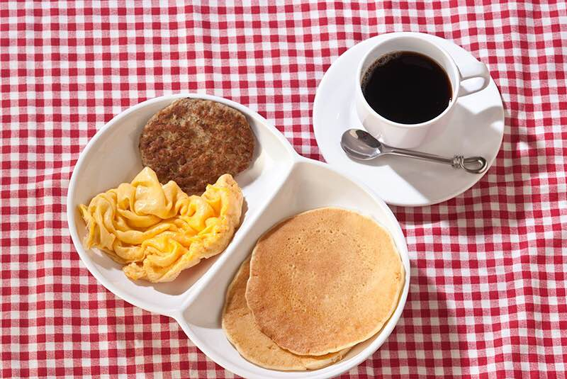 2-Divided Plate Melamine Tableware Curry Rice Plate Set Meal Plate