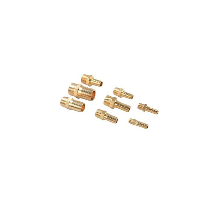 Латунная пневматическая фитинг-переходник резьба/шланг