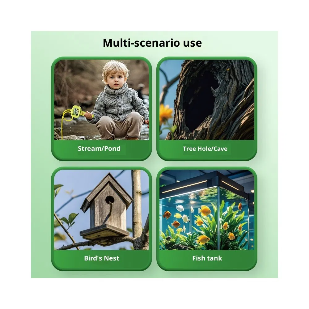 Детский эндоскоп G21 с экраном 2.4 дюйма и подсветкой