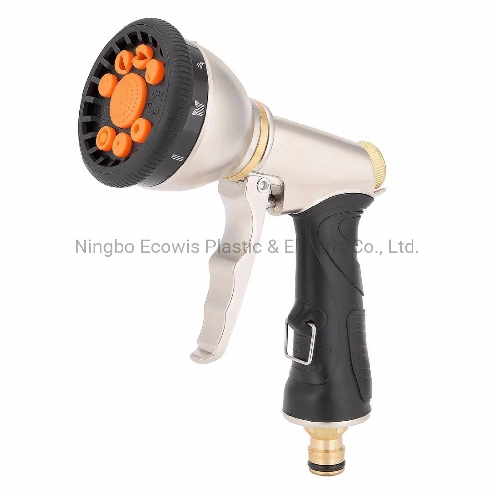 High Quality 9 Pattern Brass Garden Water Hose Sprayer