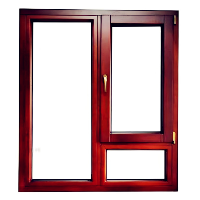 Hot Prices Double Low-E Glass Aluminum Solid Wood Window for Kitchen