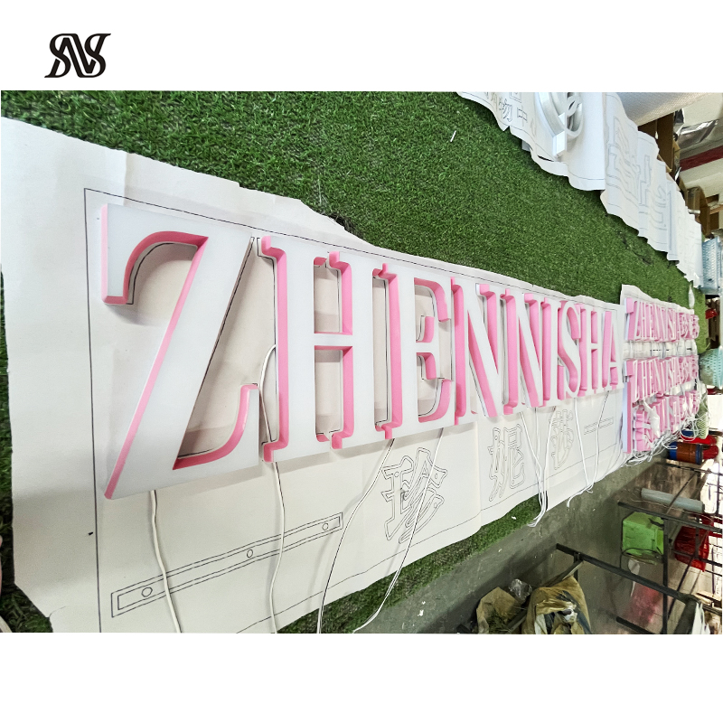 Custom 3D LED Sign Illuminated Channel Letters 3D LED Letter Sign