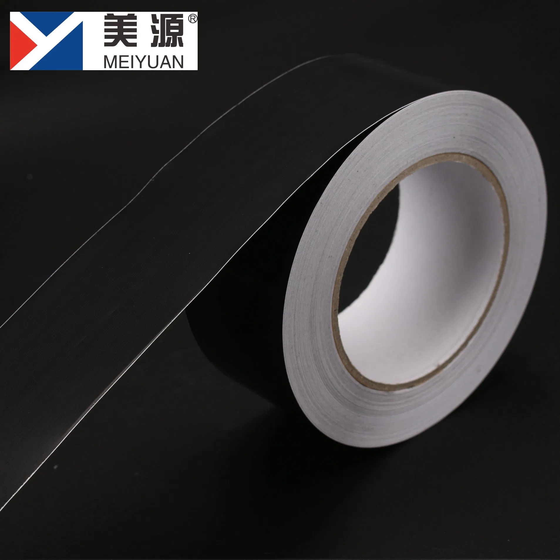 Meiyuan Black Color Aluminum Foil Lacquered Tape with Liner Matt Surface