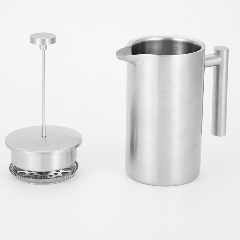 Wholesale Double-Layer French Press, Hand-Drip Coffee Maker, French Press Coffee Pot, Manual Coffee Maker