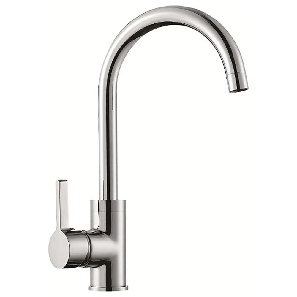 Brush Nickel Finished Lead Free Brass Single Handle Sink Mounted Upc Kitchen Sink Faucet