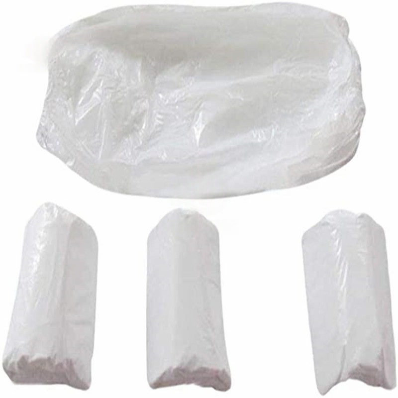 Disposable Arm Sleeves Covers Clear Waterproof Plastic Arm Sleeves Elastic Protective Oversleeves Protector Cover with Elastic on Cuff for Repairing Painting Cl