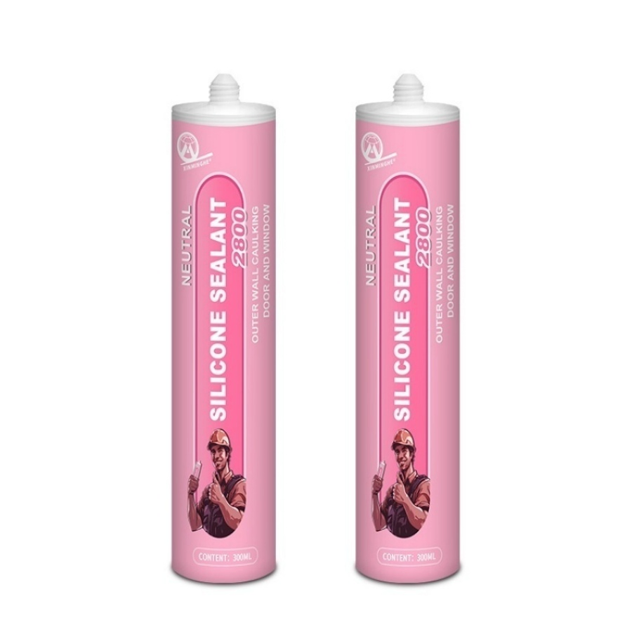 High Temperature Construction Aluminum and Glass Gray RTV Joint Silicone Sealant China
