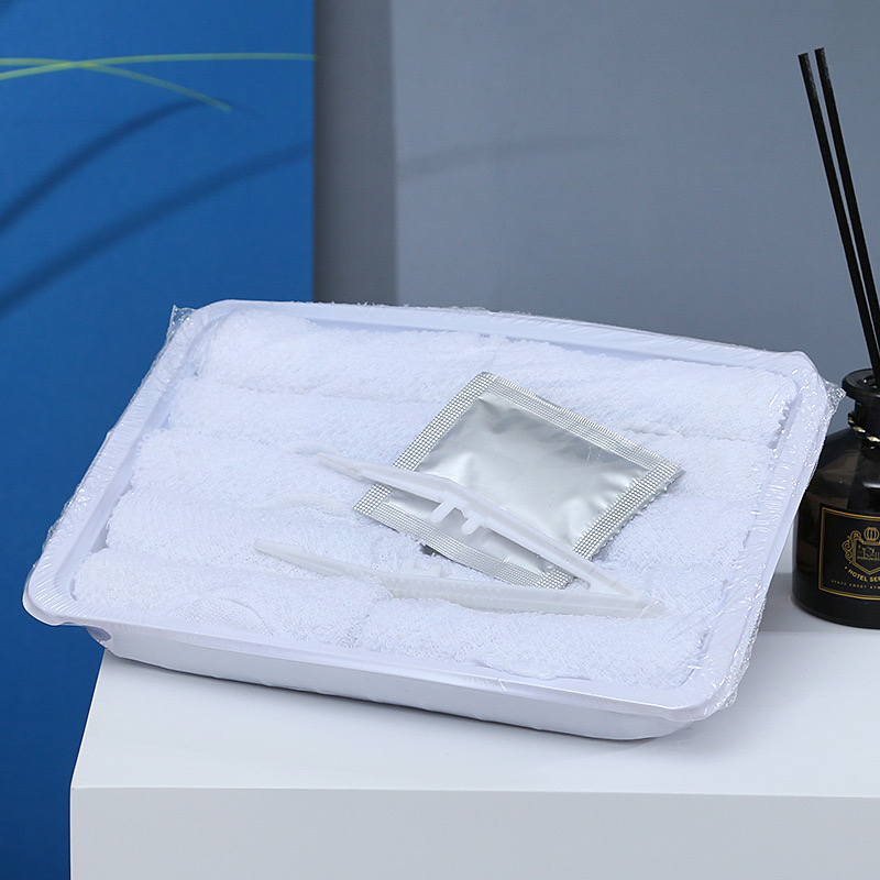 Manufacture Director Price Airline Hand Towel Napkin Towel Airline Square Towels