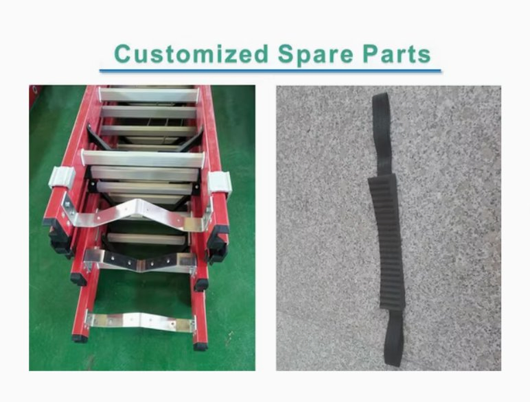 Jtel High Quality Strong Fiberglass Extension Ladders