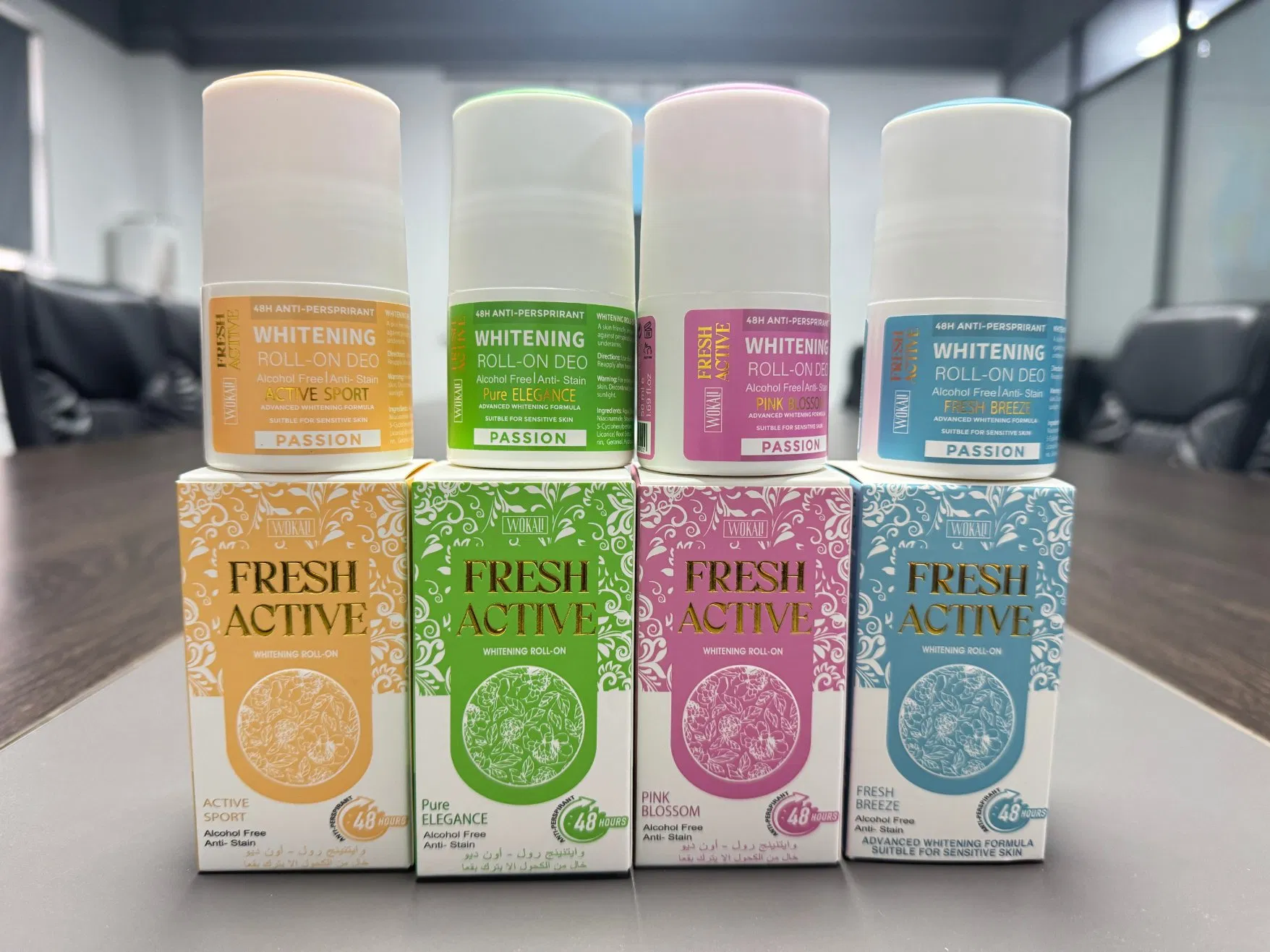 Fragrance Free Roll on Deodorant for Sensitive Skin Hypoallergenic