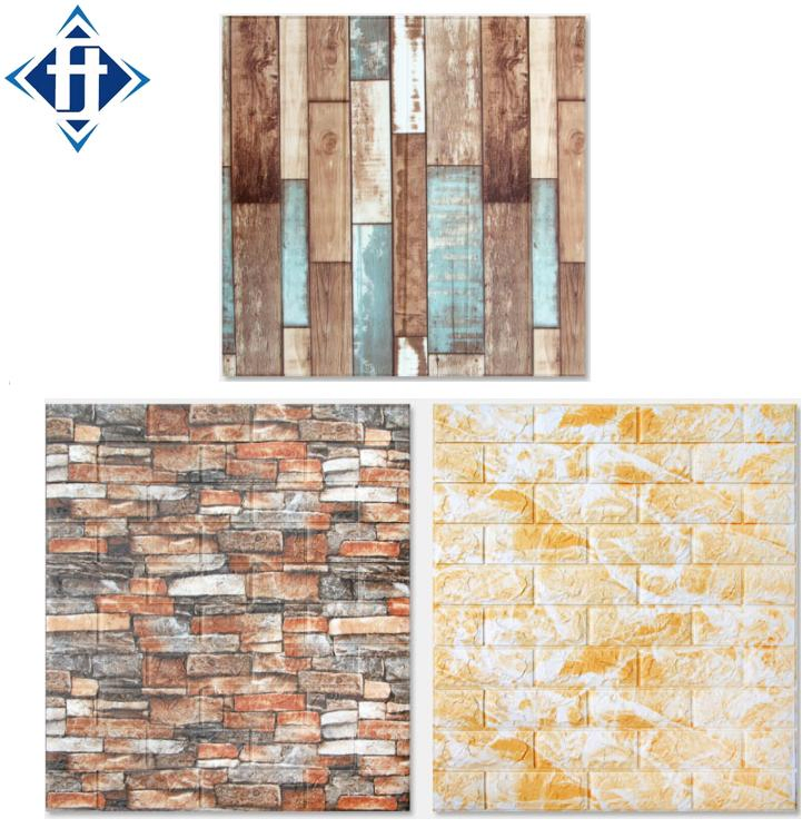 Самоклеящиеся обои под кирпич из пеноматериала