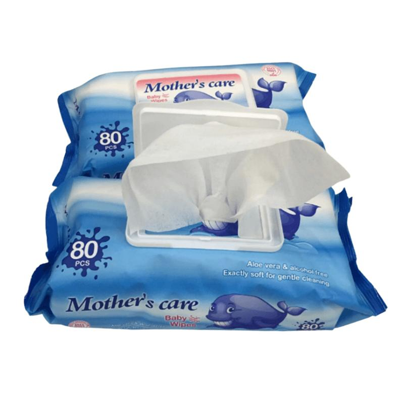 Wholesale Natural Super Soft Pure Water Baby Wet Wipes Dry Wipes