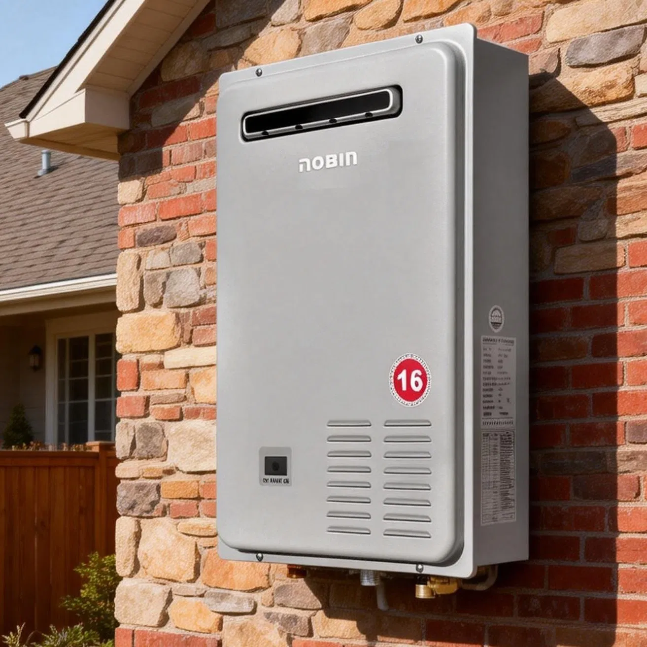 Outdoor Forcedexhaut Gas Water Heater: 16L Capacity Ideal for Home Use