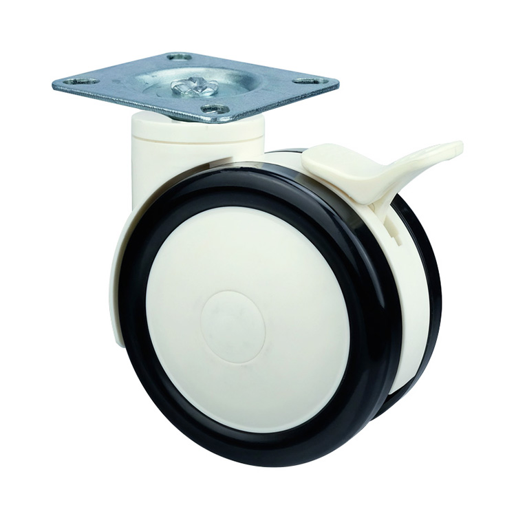 Wbd Rotating 3inch 4inch 5inch Medical Hospital Bed 5 Inch Medical Bed Caster PU Wheel