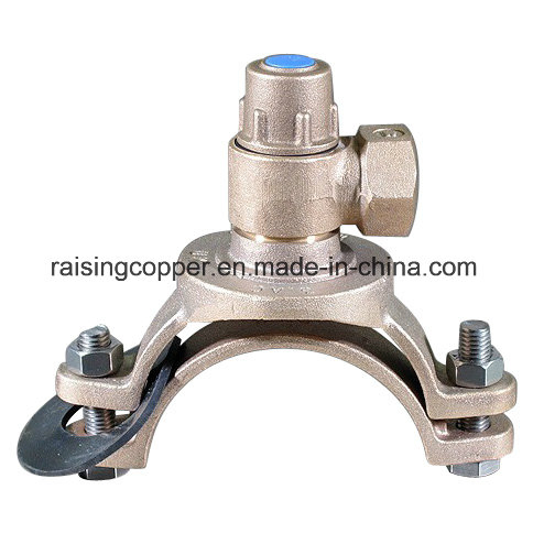 Bronze Self Tapping Ferrule Straps with NPT or Bsp Thread Connection End